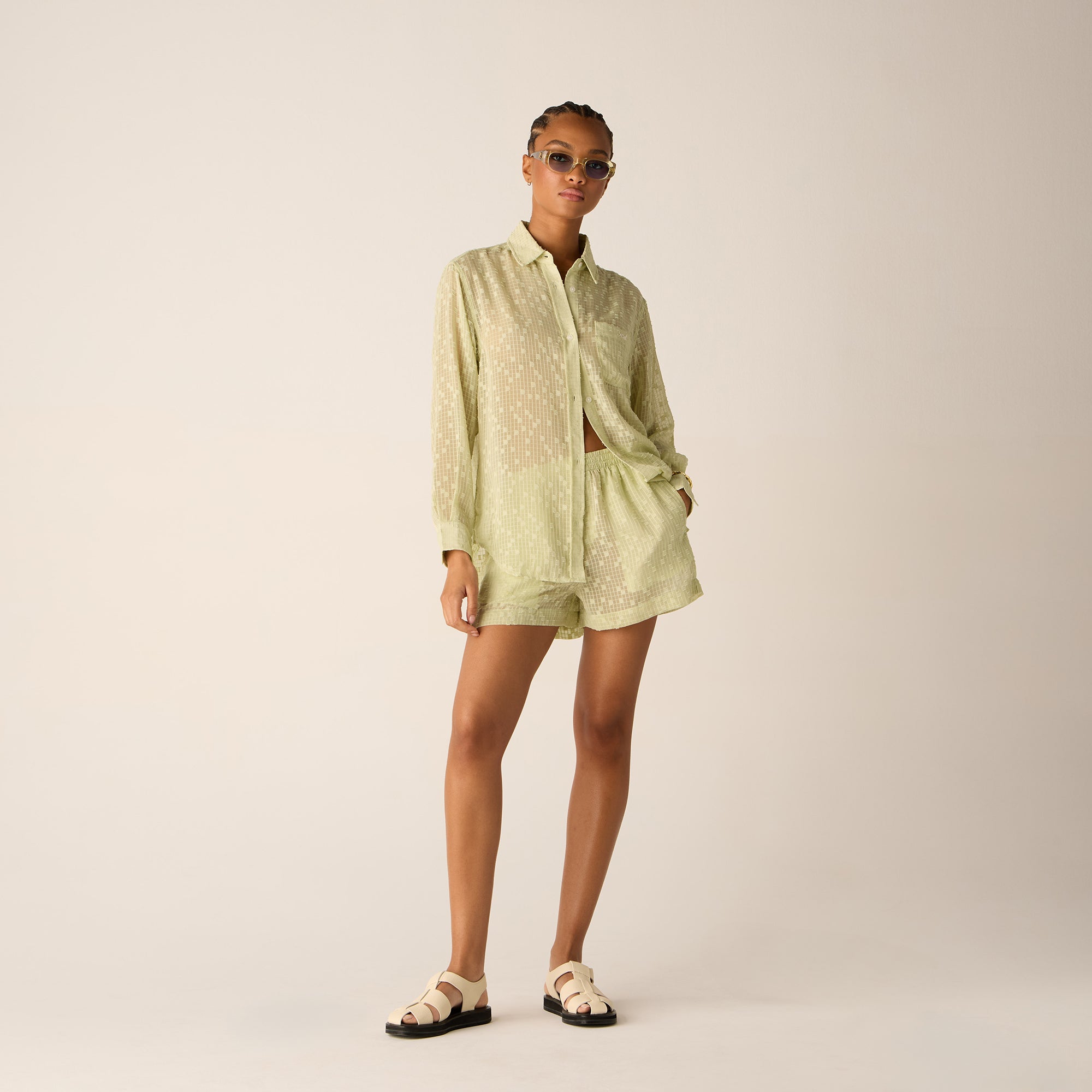 Kith Women Ida II Clipped Jacquard Boxer Short - Vera | Kith Vera