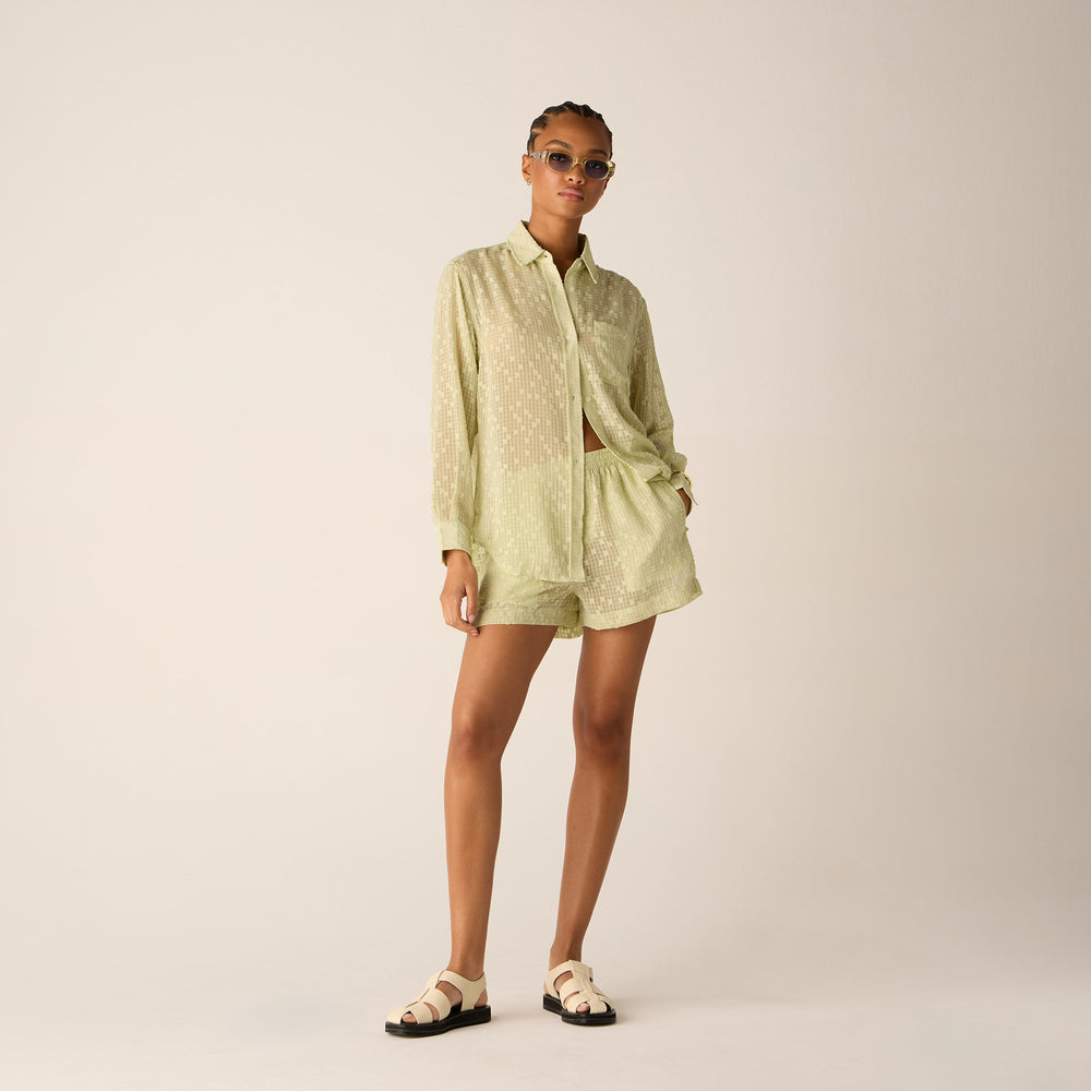 Kith Women Ida II Clipped Jacquard Boxer Short - Vera | Kith Vera