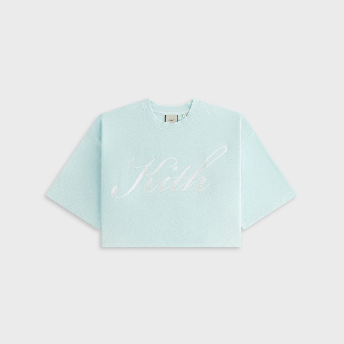 Kith Women Min Towel Terry Cropped Tee - Helium | Kith Helium