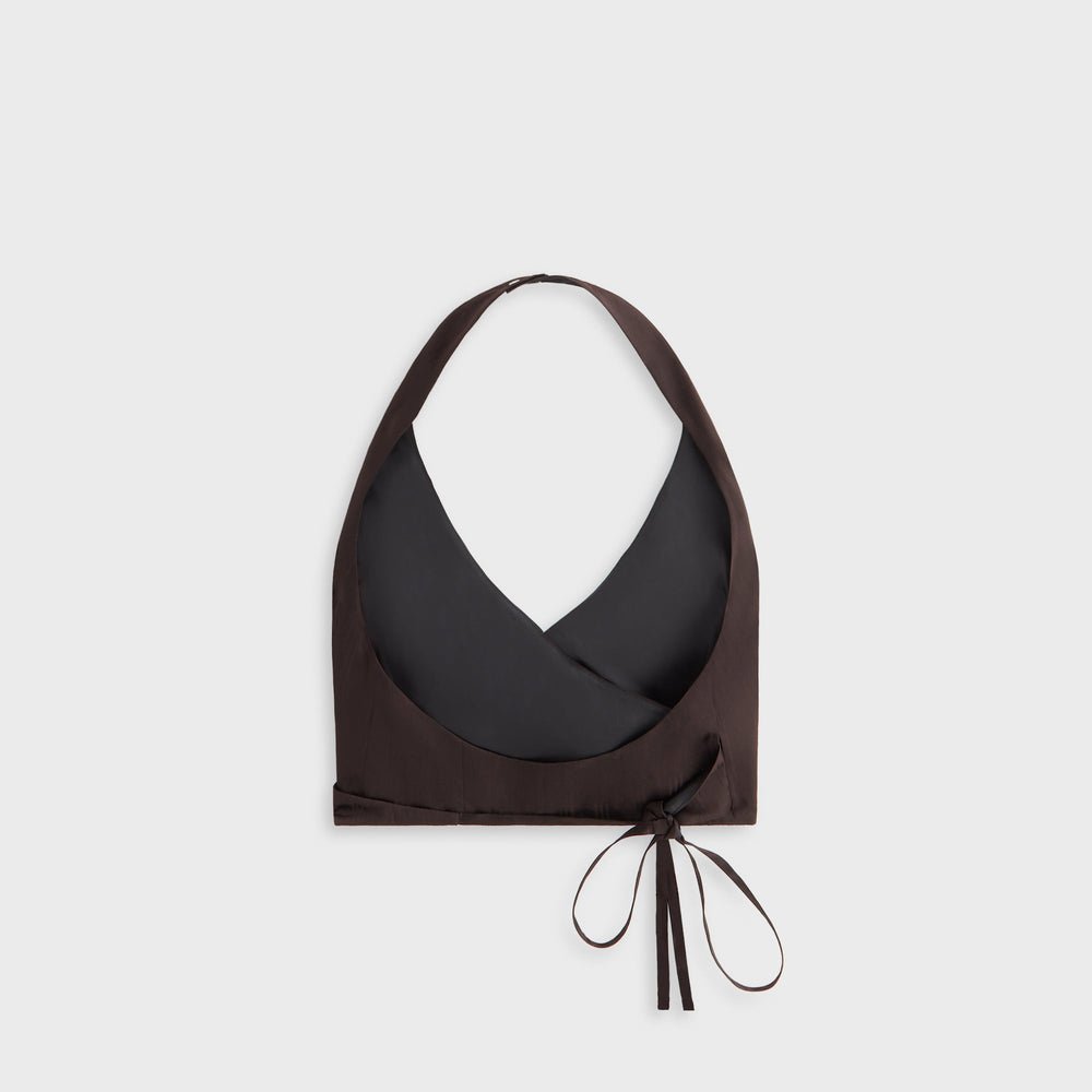 Kith Women Shir Crest Satin Wrap Vest - Incognito | Kith Incognito
