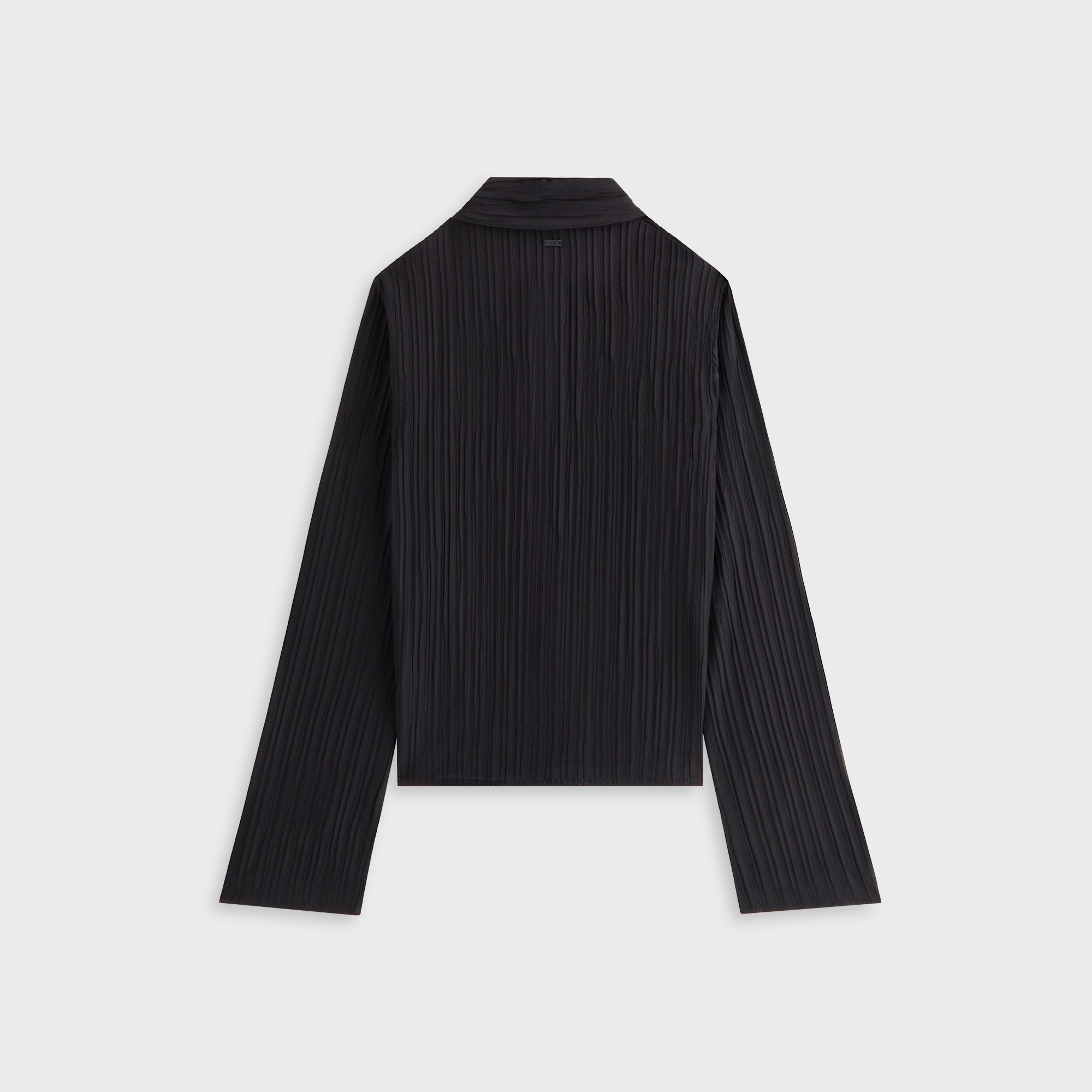 Kith Women Elvira Plisse Button Down Shirt - Ink | Kith Ink