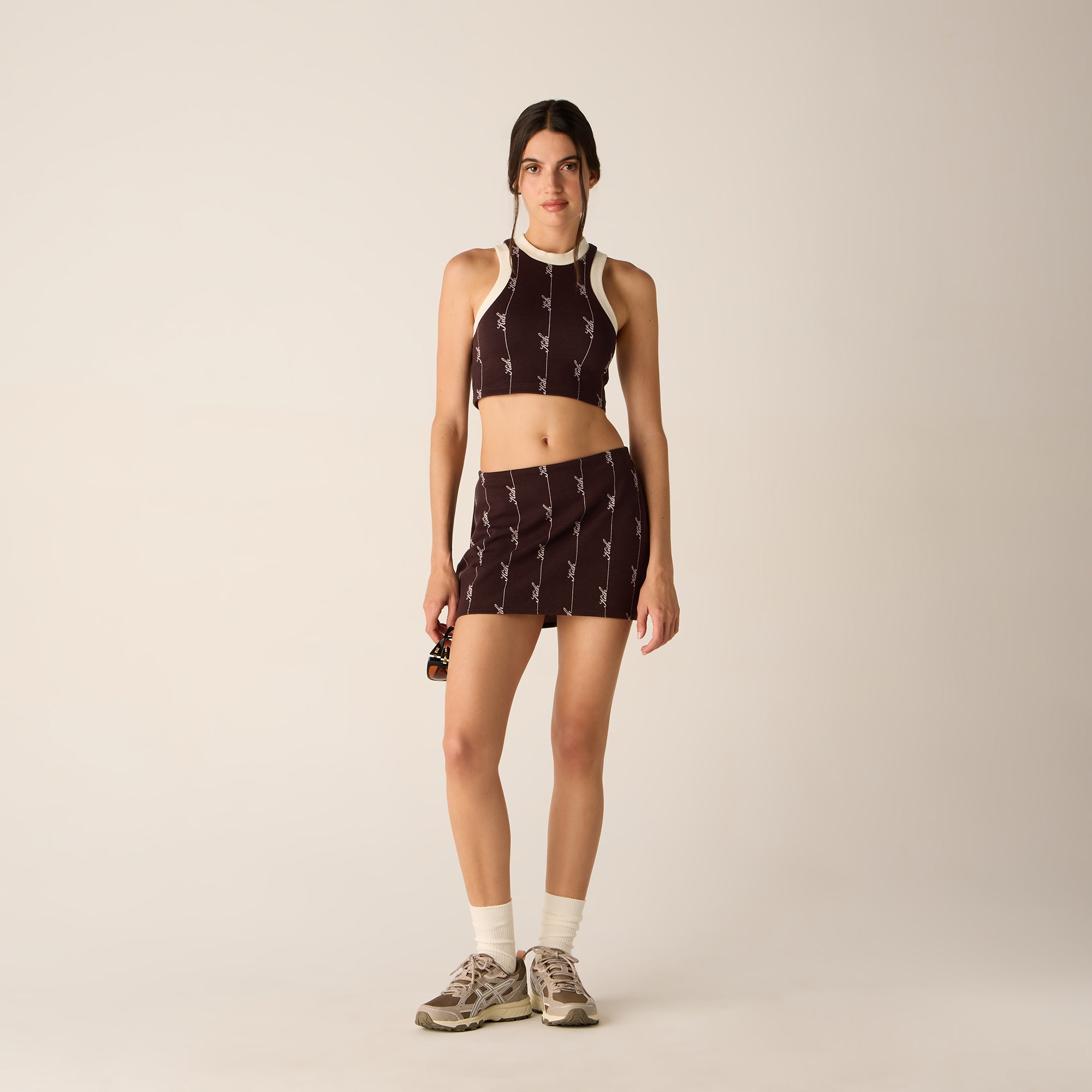 Kith Women Sven Pique Logo Knit Skort - Incognito | Kith Incognito