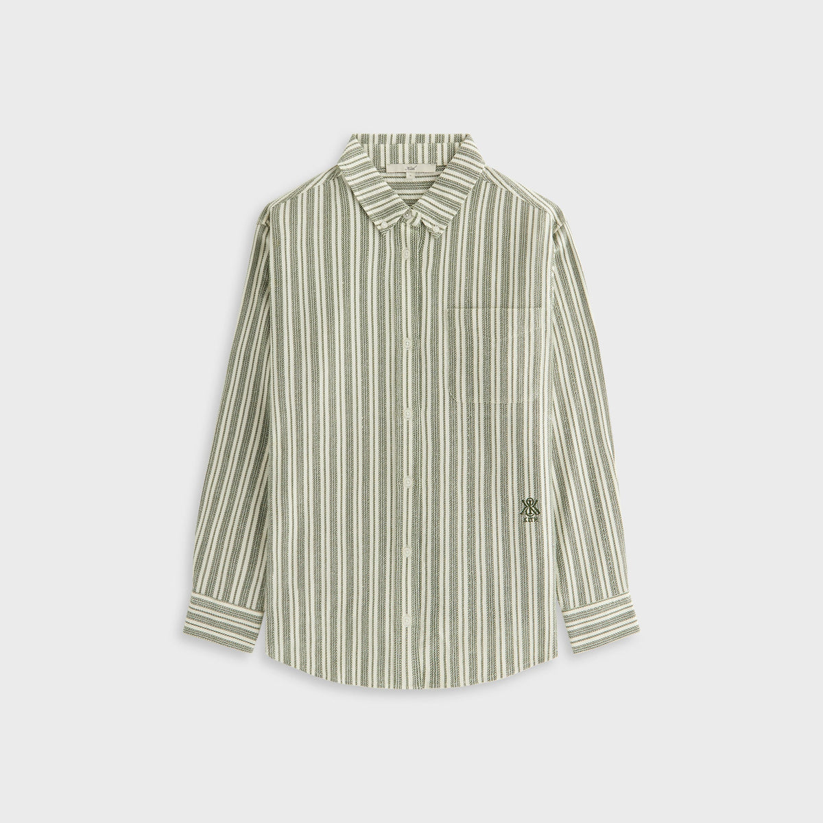 Kith Women Ora II Dobby Stripe Shirt - Turf | Kith Turf