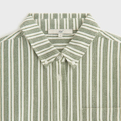 Kith Women Ora II Dobby Stripe Shirt - Turf | Kith Turf
