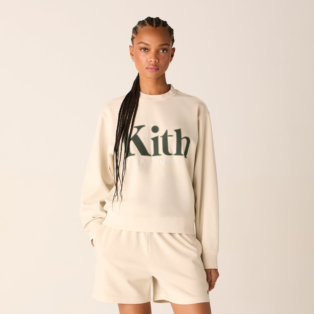 Kith Women Asher New York Crewneck - Veil | Kith Veil
