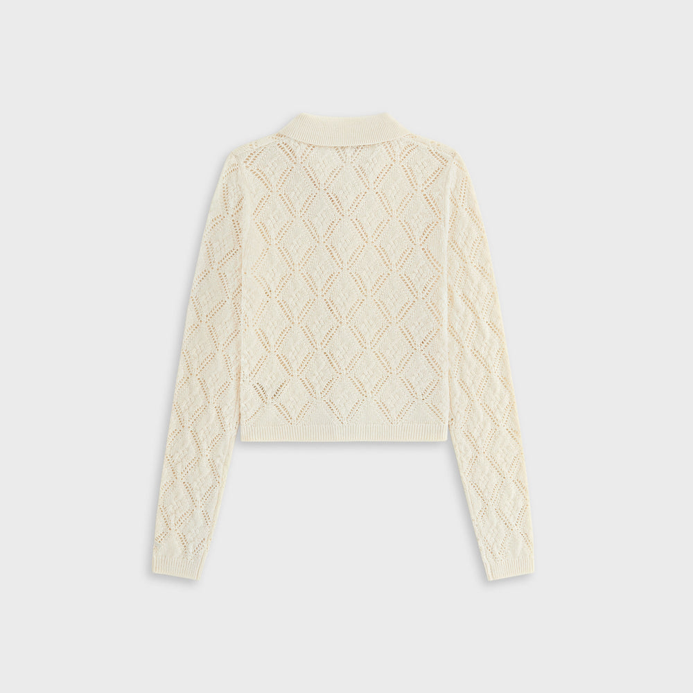 Kith Women Tori Crochet Knit Top - Silk | Kith Silk
