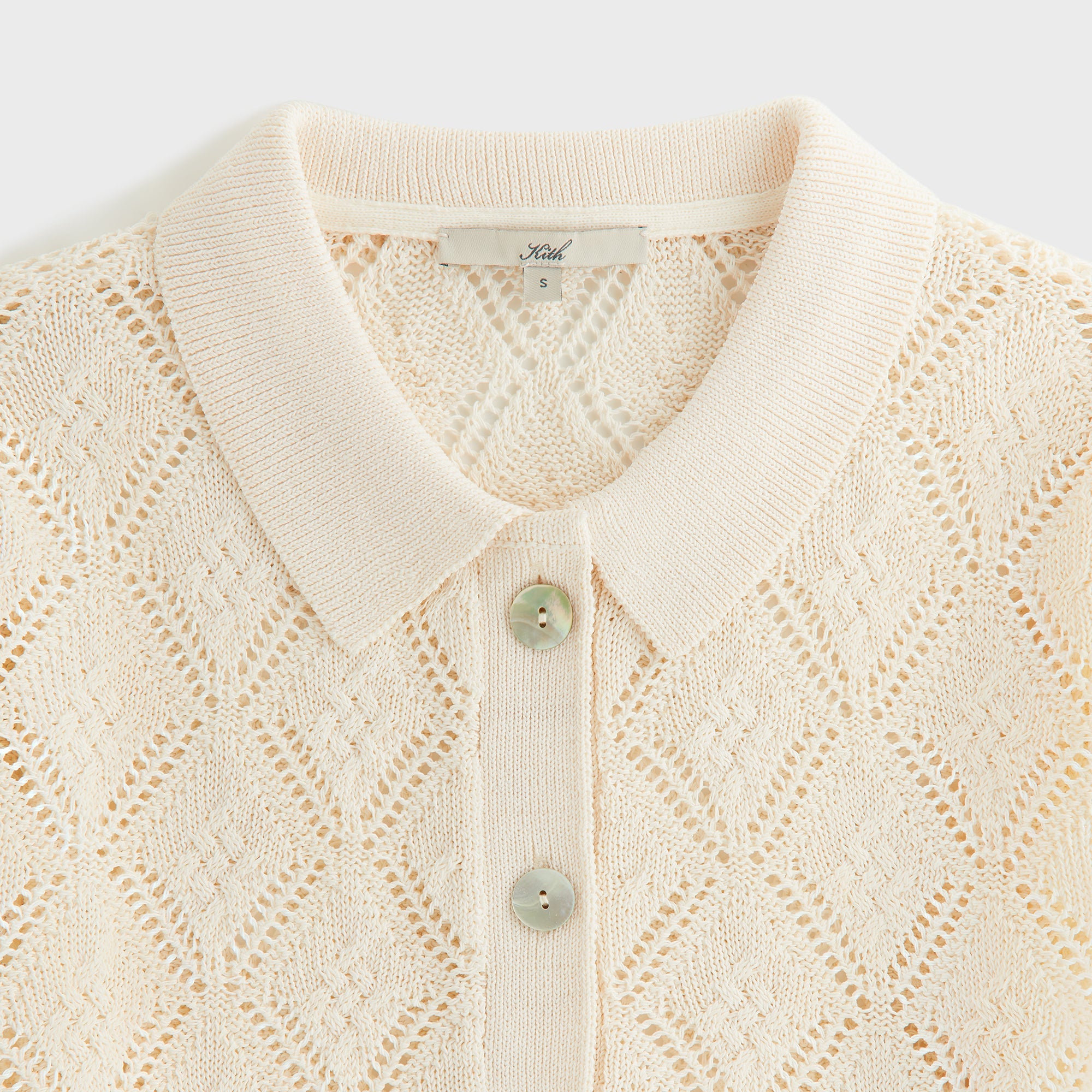 Kith Women Tori Crochet Knit Top - Silk | Kith Silk