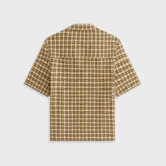 Kith Women Elena II Bubble Check Shirt - Protea | Kith Protea