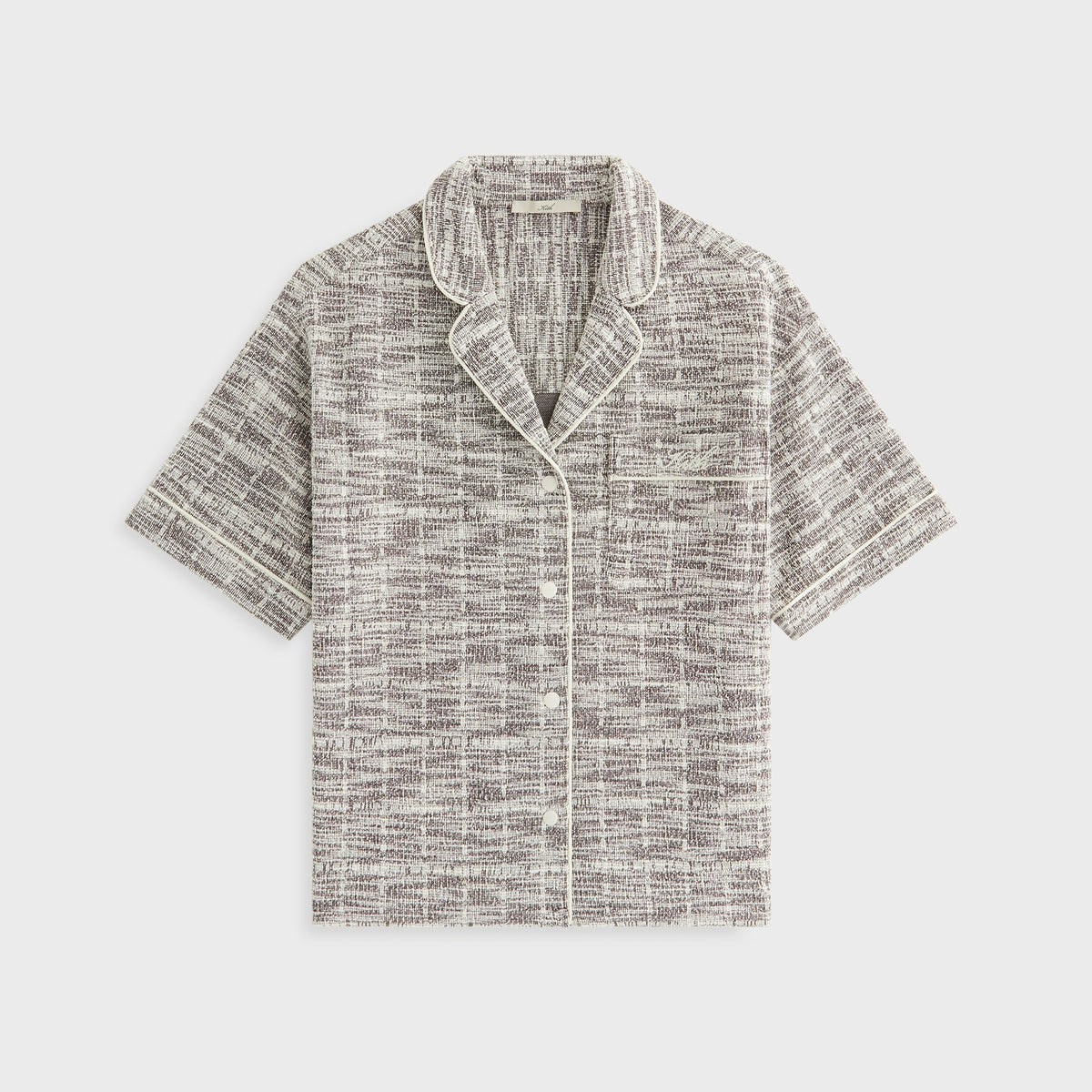 Kith Women Tweed Camp Shirt - Kindling | Kith Kindling