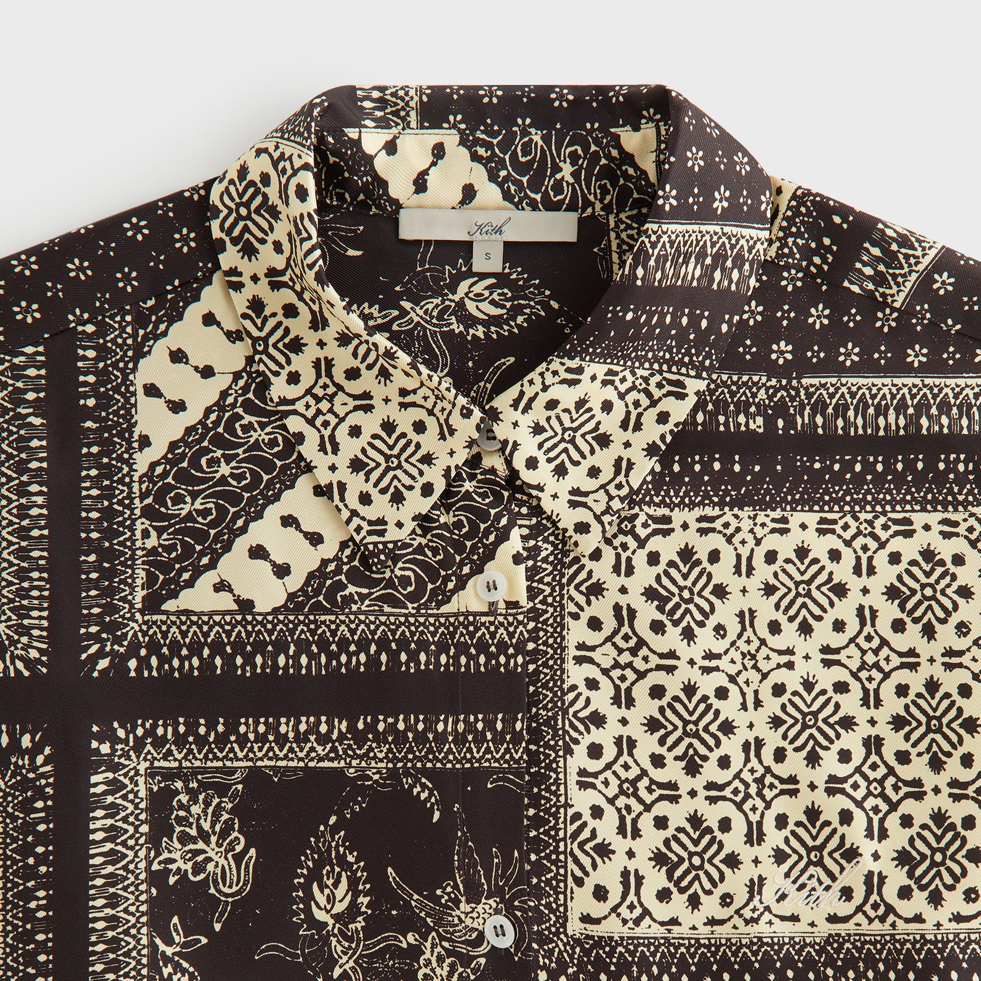 Kith Women Siena Batik Block Print Shirt - Incognito | Kith Incognito