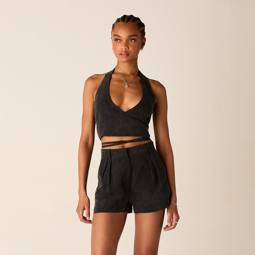 Kith Women Shir Wrap Suiting Vest - Black | Kith Black