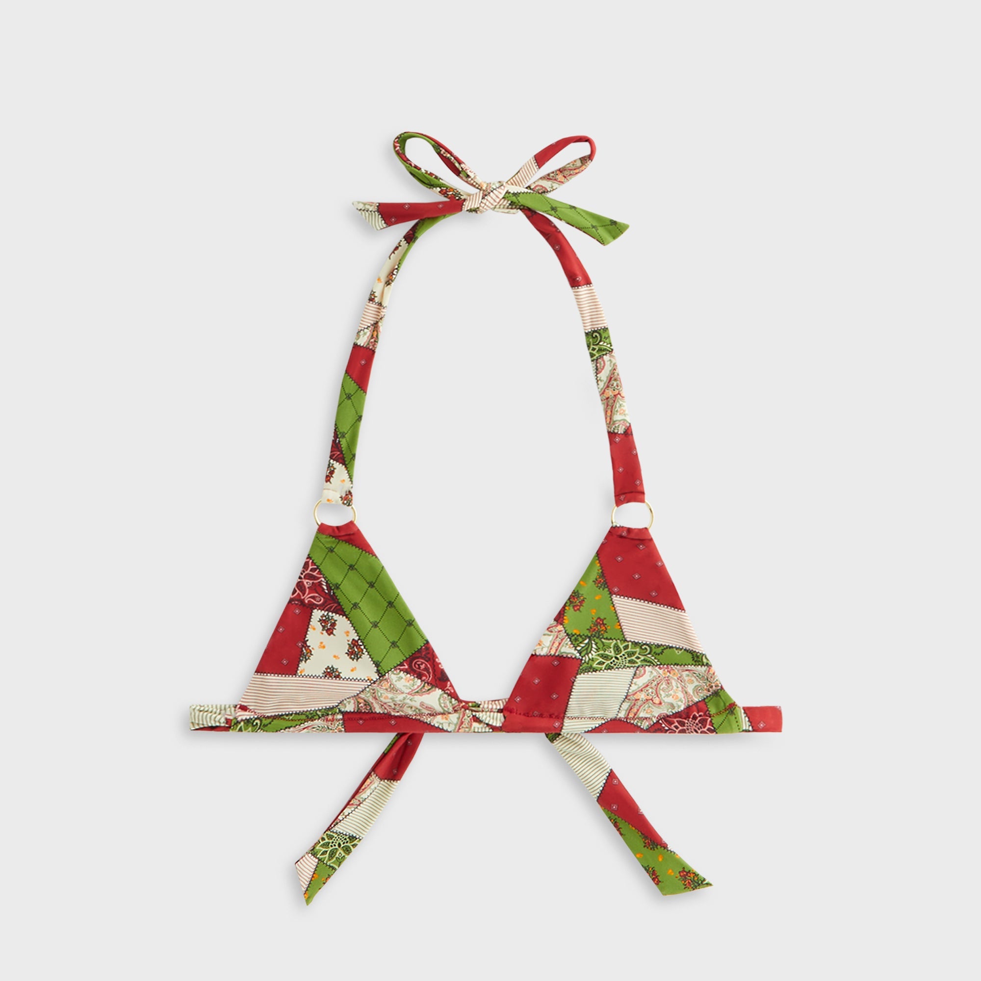 Kith Women Kenna Patchwork Scarf Tie Top - Kyoho | Kith Kyoho