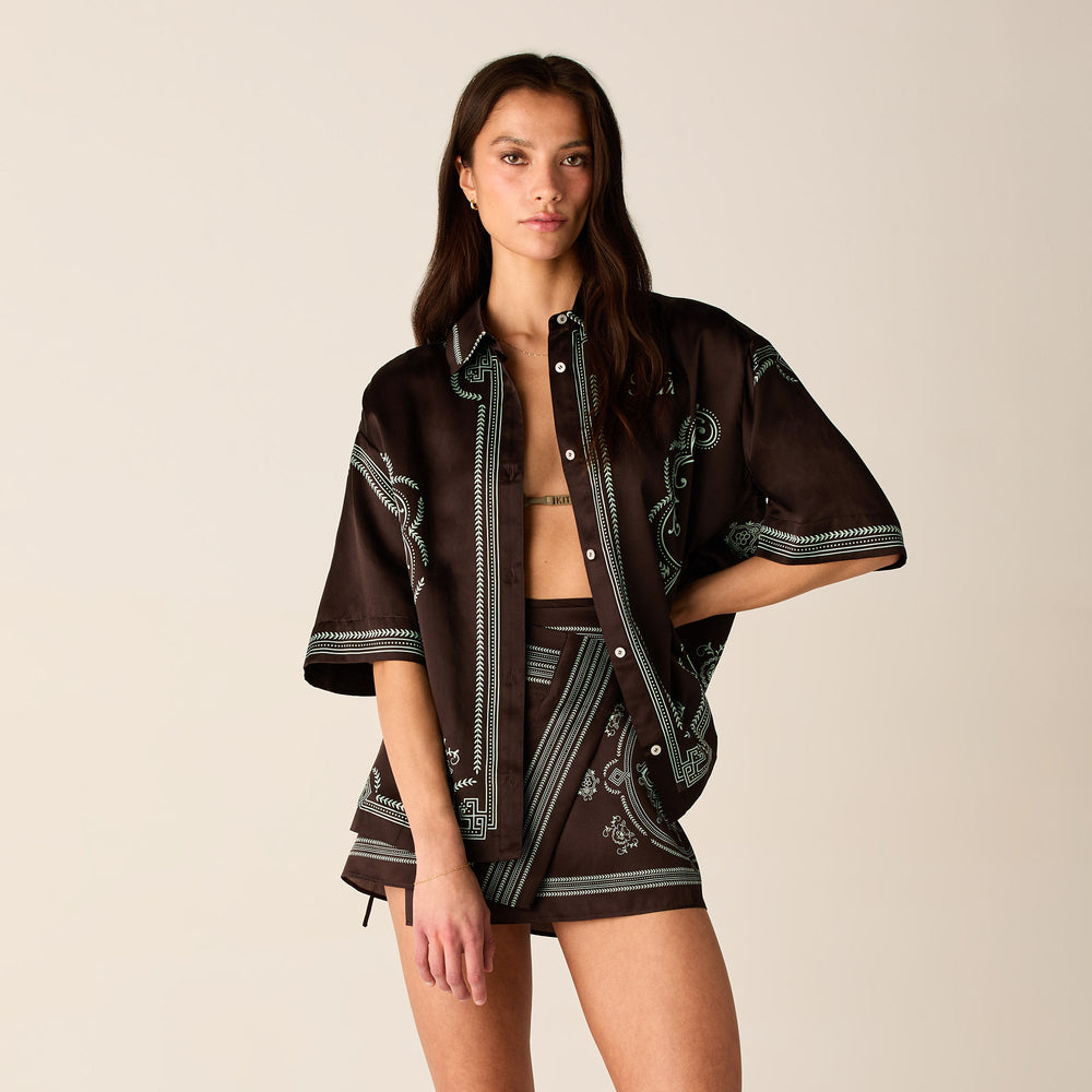 Kith Women Mari Medallion Shirt - Incognito | Kith Incognito