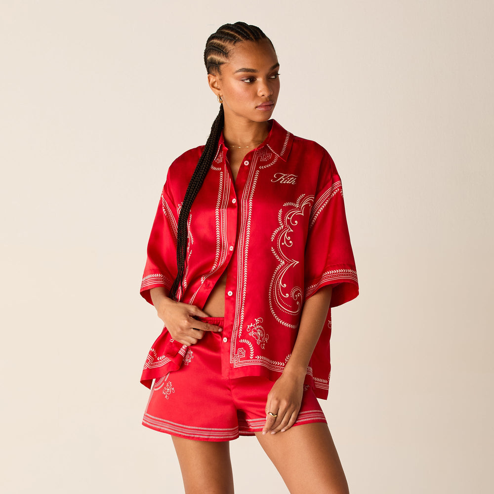 Kith Women Mari Medallion Shirt - Fame | Kith Fame