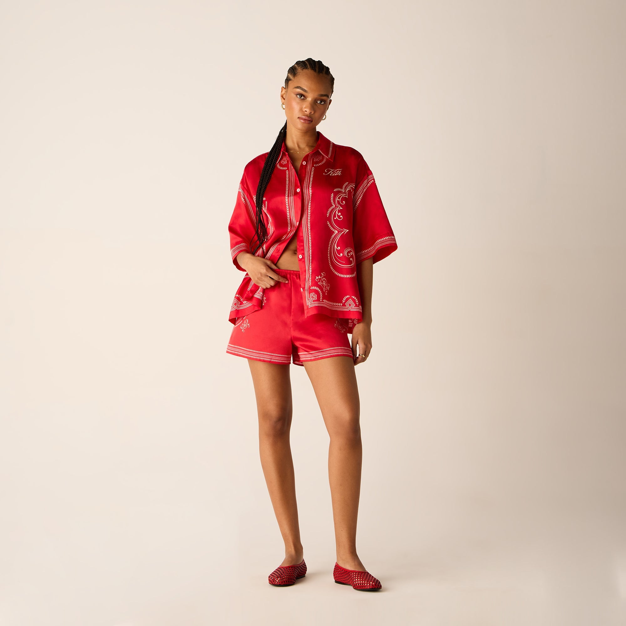 Kith Women Mari Medallion Shirt - Fame | Kith Fame
