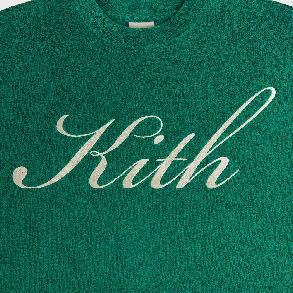 Kith Women Min Towel Terry Cropped Tee - Newt | Kith Newt