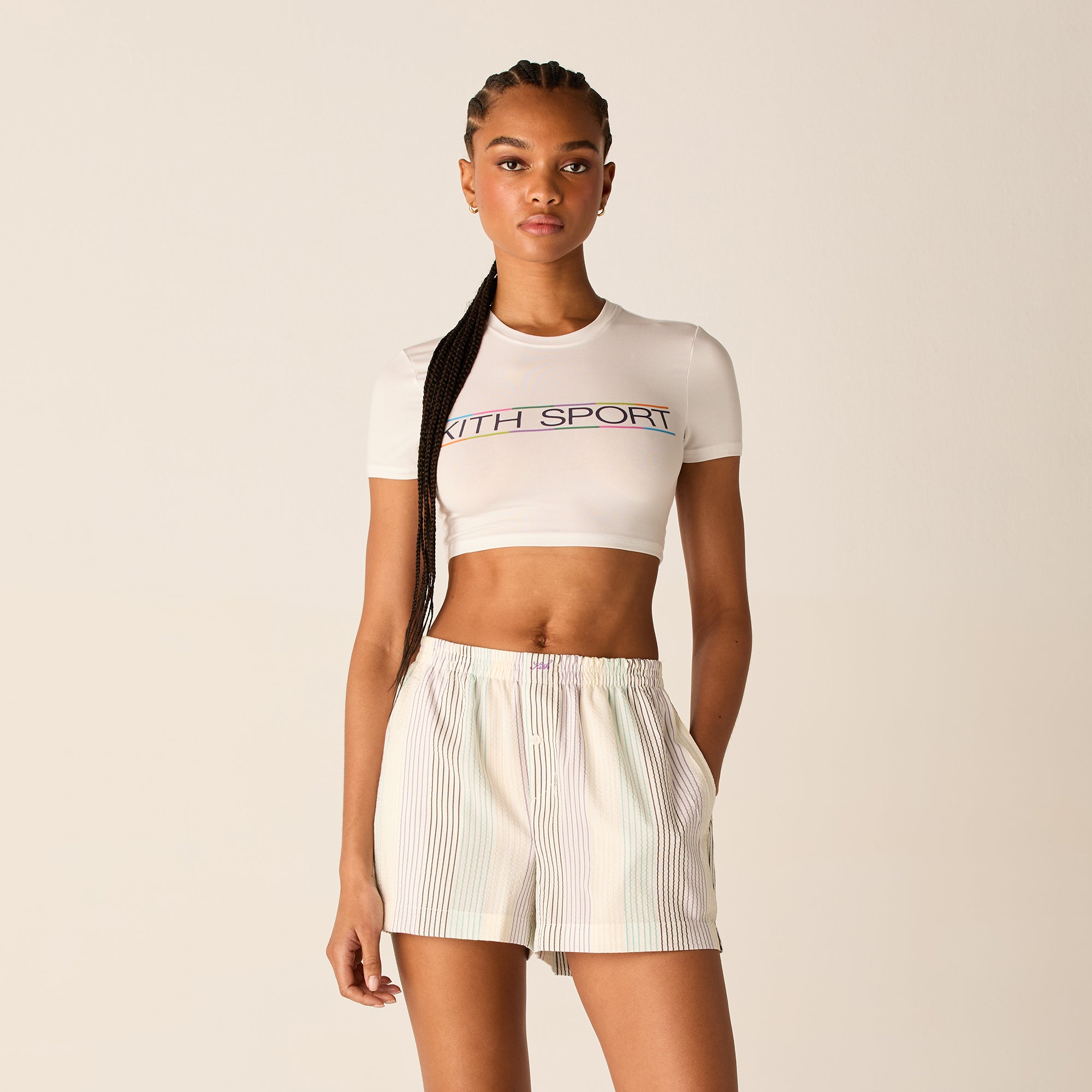 Kith Women Misha Multi Sport Logo Tee - White | Kith White
