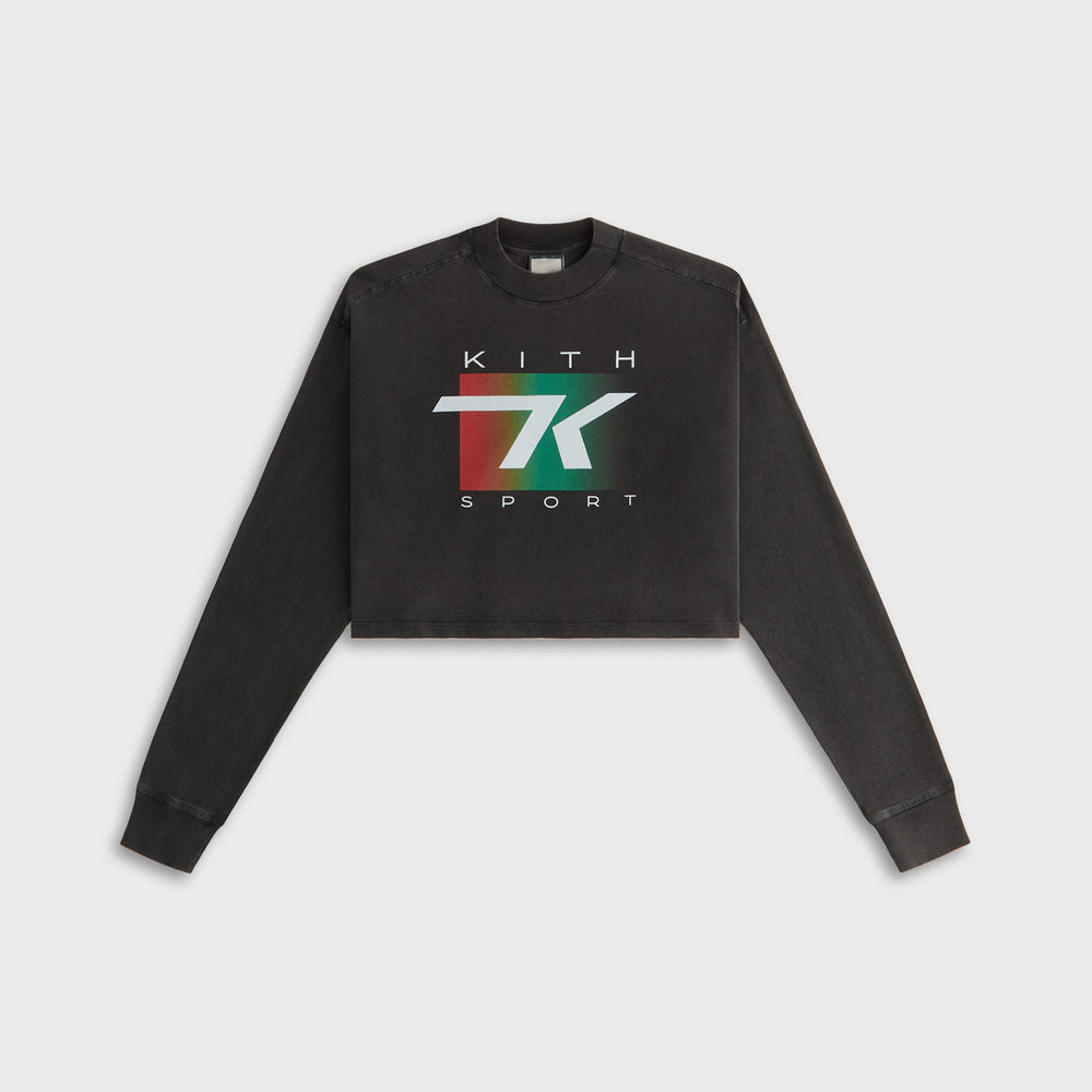 Kith Women Jasper Gradient Sport Long Sleeve - Black | Kith Black