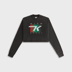 Kith Women Jasper Gradient Sport Long Sleeve - Black | Kith Black