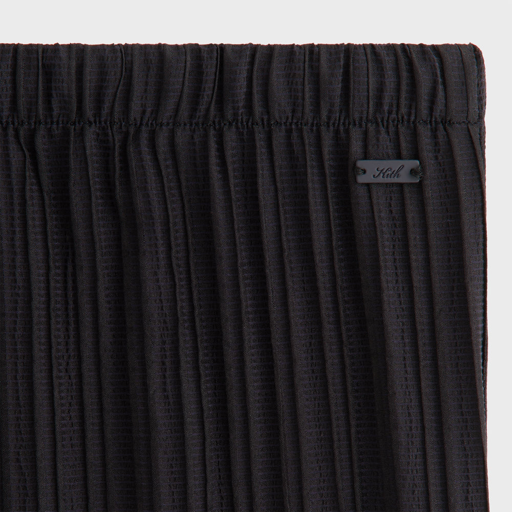 Kith Women Kavi II Plisse Drawstring Pant - Ink | Kith Ink
