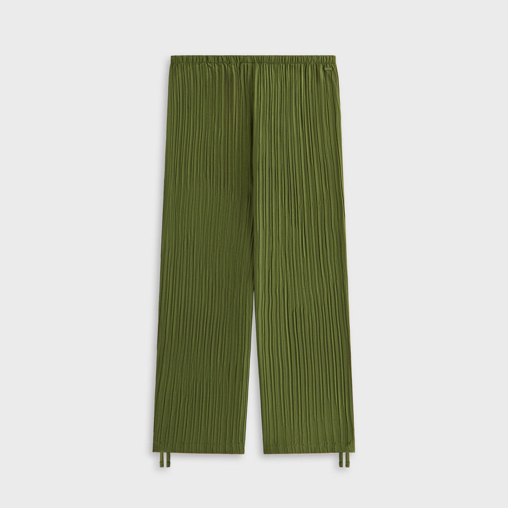 Kith Women Kavi II Plisse Drawstring Pant - Kelp | Kith Kelp