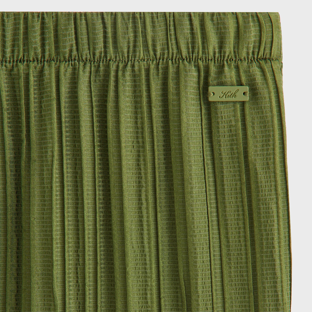 Kith Women Kavi II Plisse Drawstring Pant - Kelp | Kith Kelp