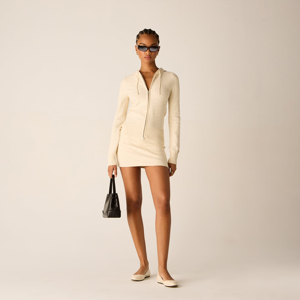 Kith Women Bardot Sequined Mini Skort - Sandrift | Kith Sandrift