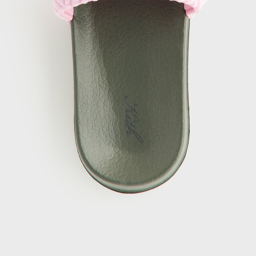 Kith Women Herringbone Terry Slides - Bubble | Kith Bubble