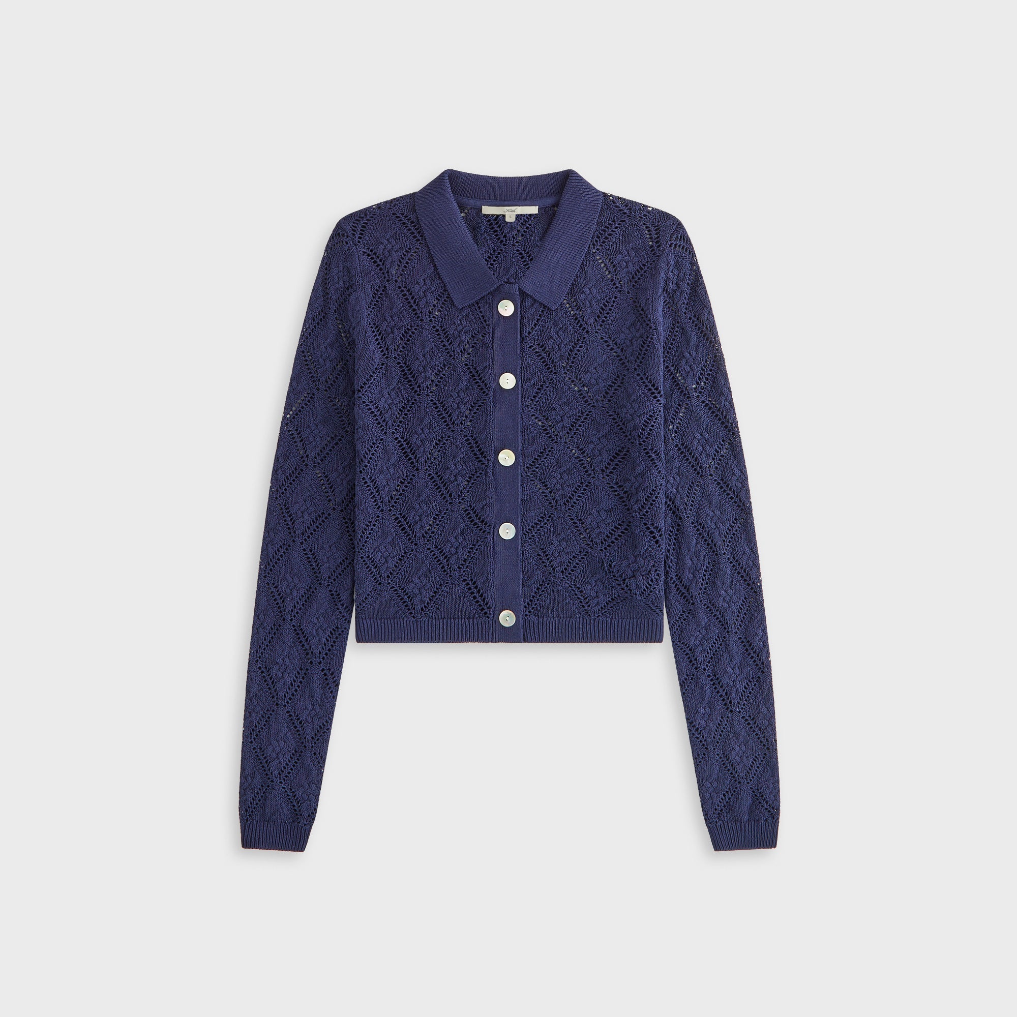 Kith Women Tori Crochet Knit Top - Nocturnal | Kith Nocturnal