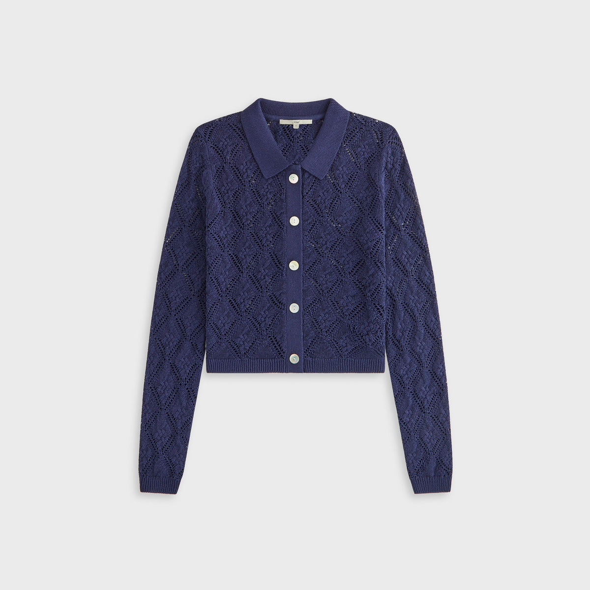 Kith Women Tori Crochet Knit Top - Nocturnal | Kith Nocturnal