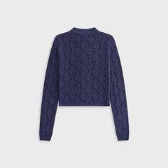 Kith Women Tori Crochet Knit Top - Nocturnal | Kith Nocturnal