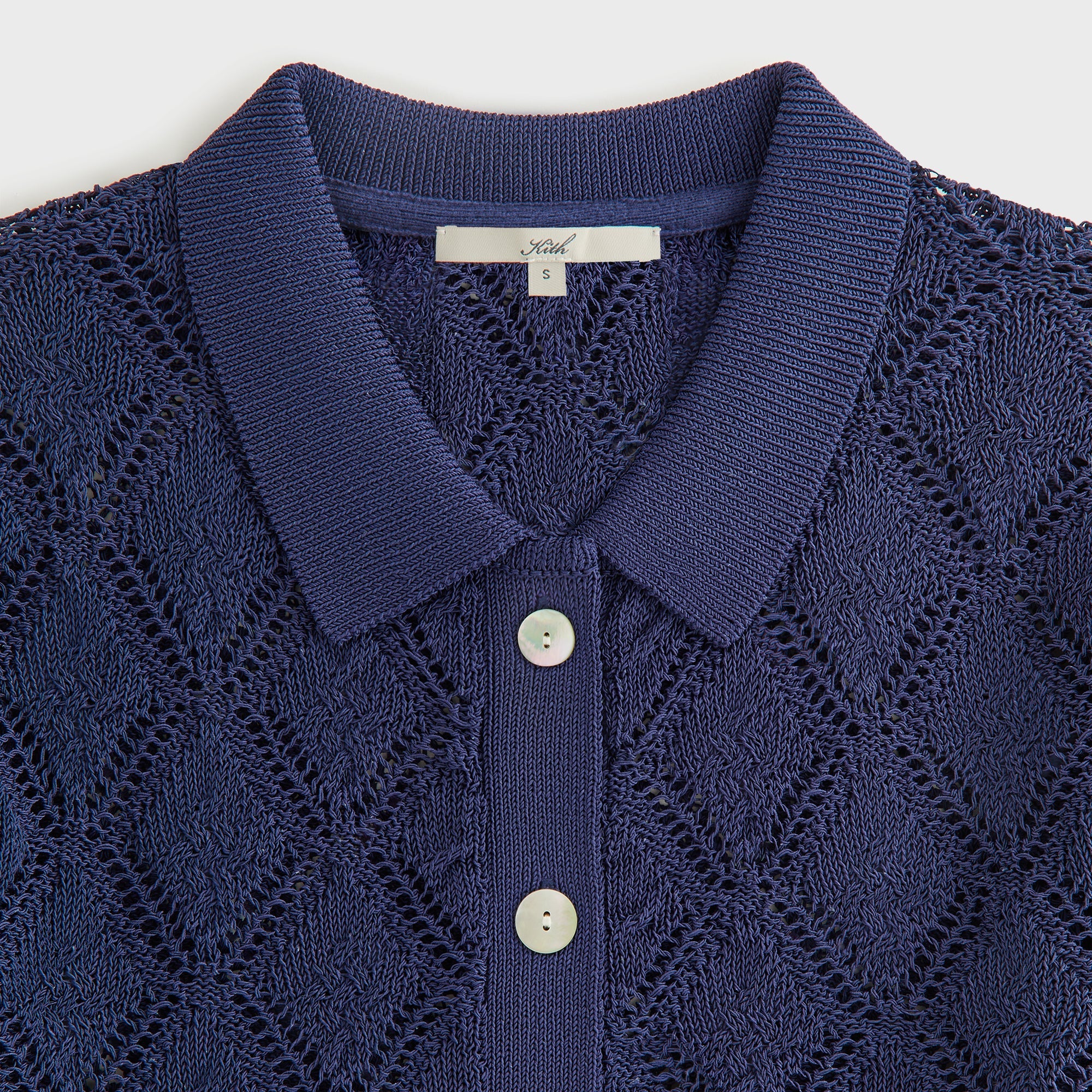 Kith Women Tori Crochet Knit Top - Nocturnal | Kith Nocturnal