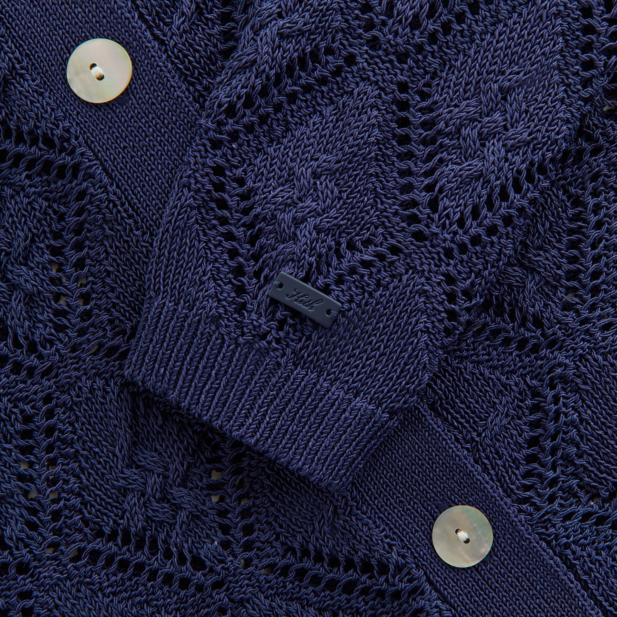 Kith Women Tori Crochet Knit Top - Nocturnal | Kith Nocturnal