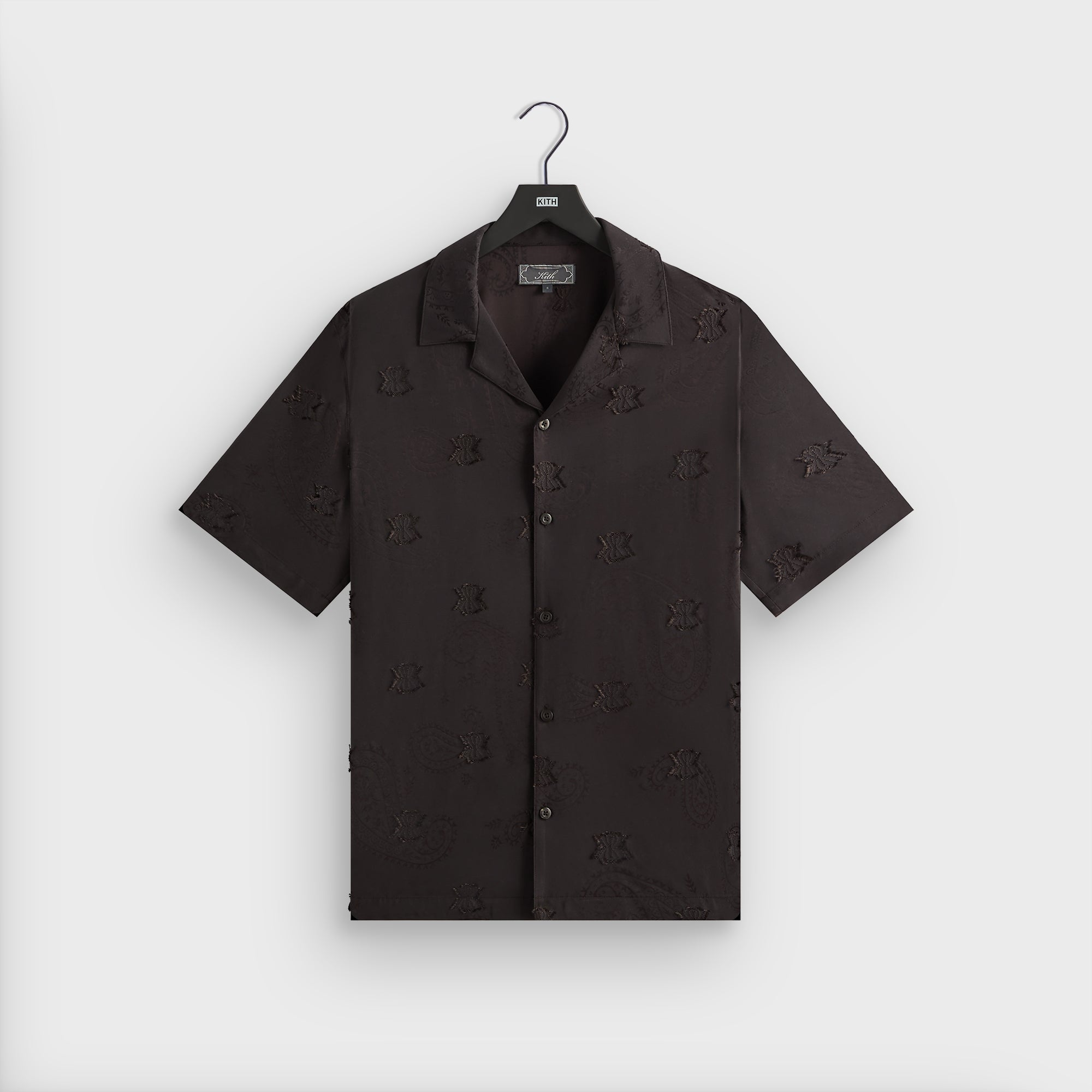 Kith Short Sleeve Thompson Camp Collar Shirt - Kindling | Kith Kindling