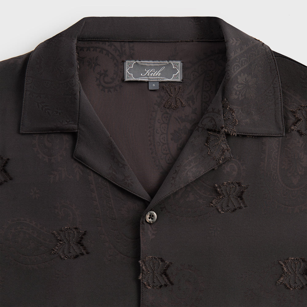 Kith Short Sleeve Thompson Camp Collar Shirt - Kindling | Kith Kindling