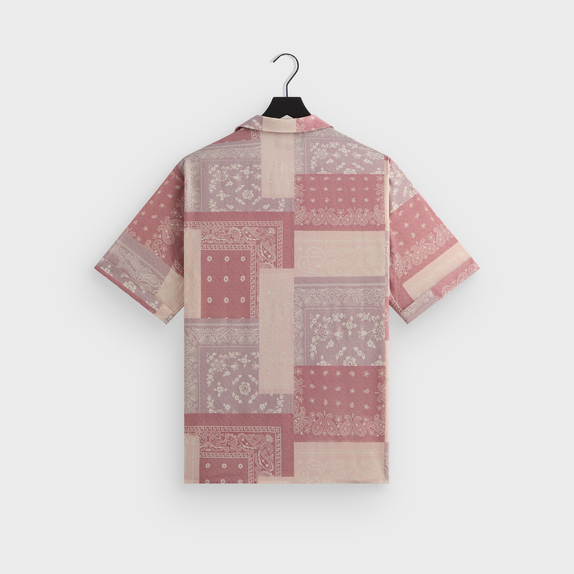 Kith Silk Lyocell Bandana Reade Shirt - Pink Opal | Kith Pink Opal