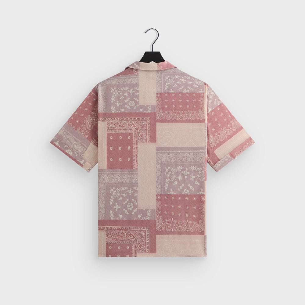 Kith Silk Lyocell Bandana Reade Shirt - Pink Opal | Kith Pink Opal