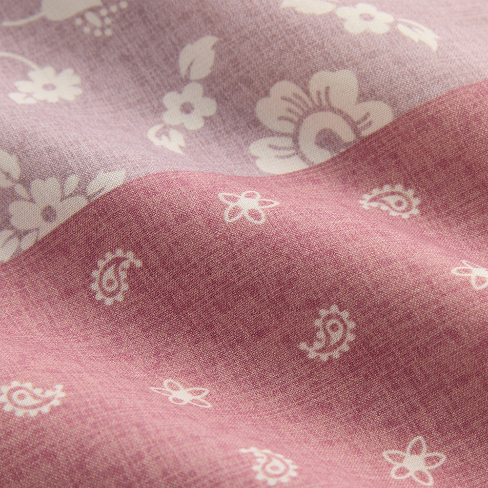 Kith Silk Lyocell Bandana Reade Shirt - Pink Opal | Kith Pink Opal