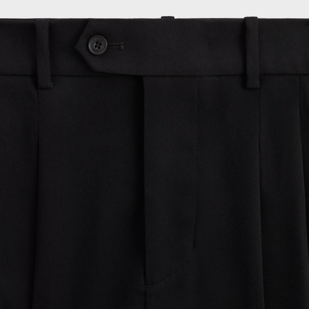&Kin Kylan Pleated Trouser - Black | Kith Black