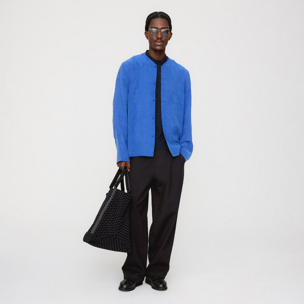 Kith Cupro Linen Caelen Shirt - Current | Kith Current