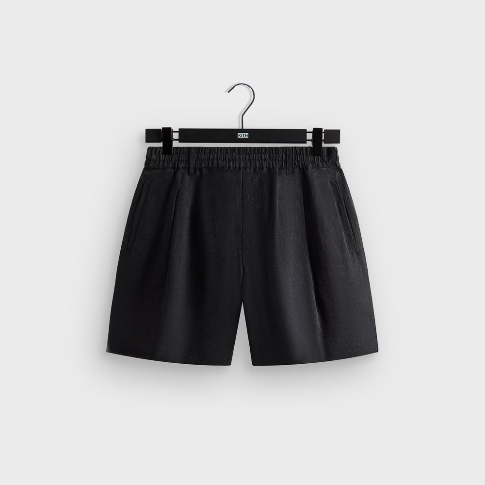Kith Cupro Linen Jude Short - Black | Kith Black
