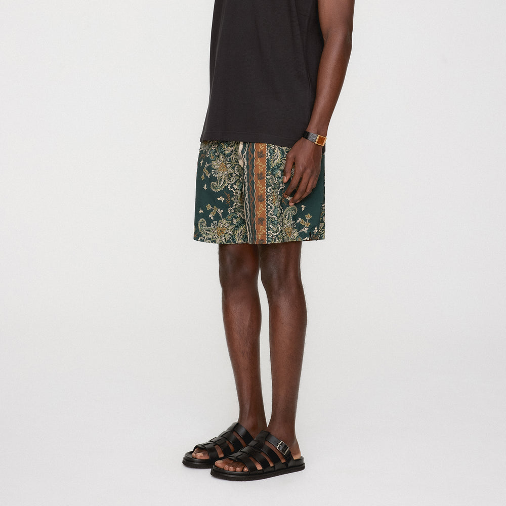 Kith Panelled Bandana Ashton Swim Short - Stadium | Kith Stadium