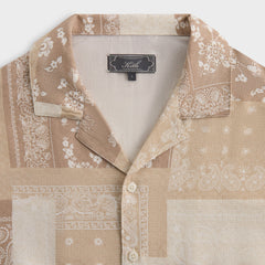 Kith Silk Lyocell Bandana Reade Shirt - Canvas | Kith Canvas