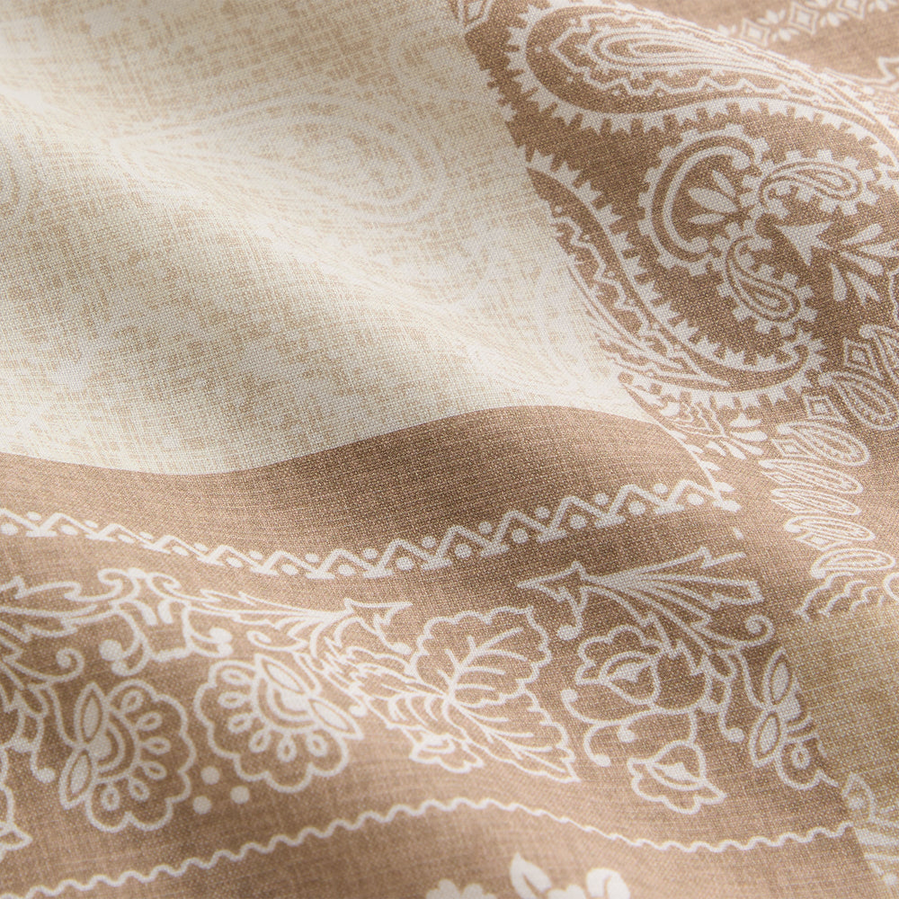 Kith Silk Lyocell Bandana Reade Shirt - Canvas | Kith Canvas