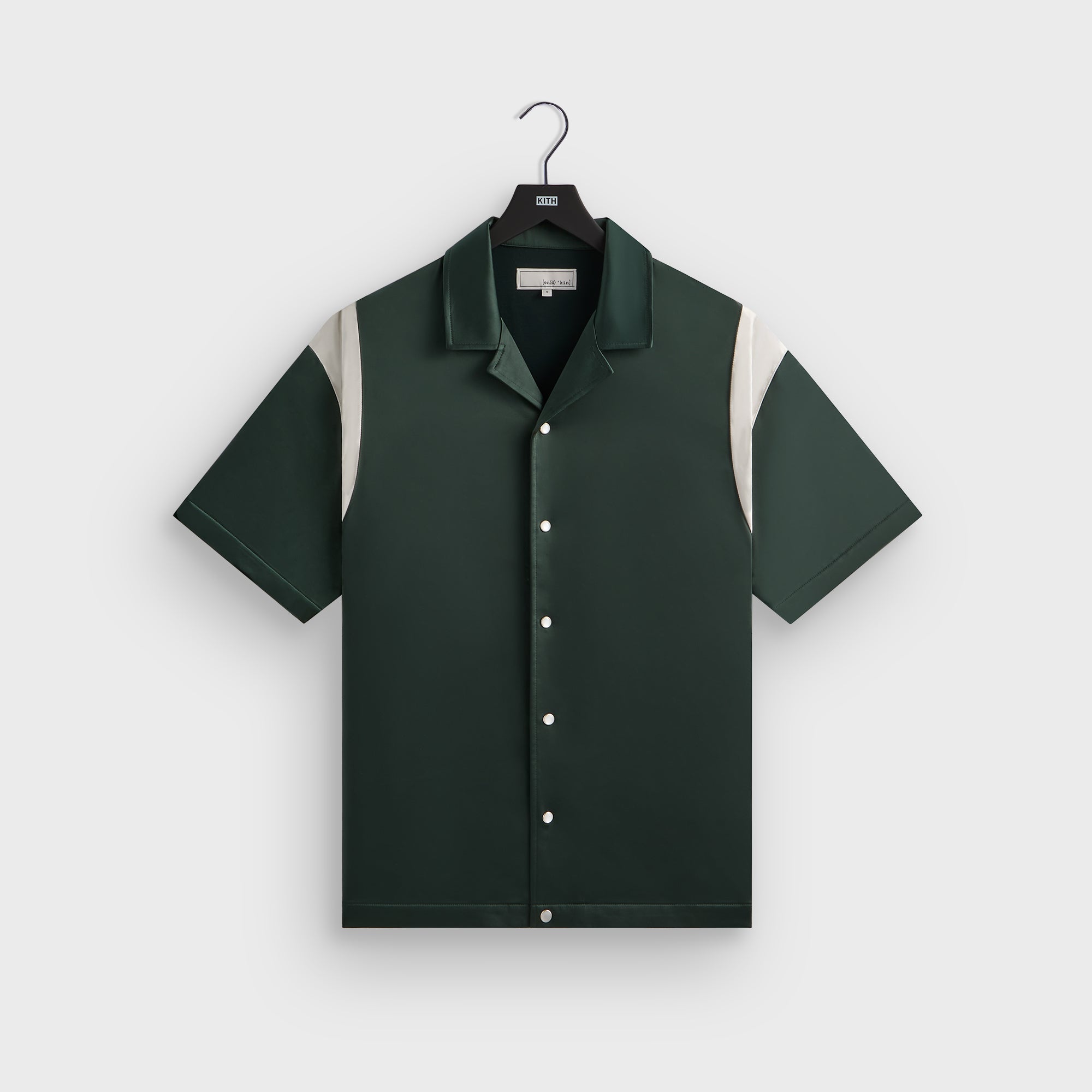 &Kin Washed Satin Landon Souvenir Shirt - Stadium | Kith Stadium