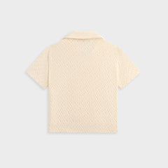 Kith Kids Monogram Terry Camp Shirt - Silk | Kith Silk
