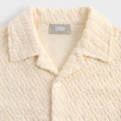 Kith Kids Monogram Terry Camp Shirt - Silk | Kith Silk