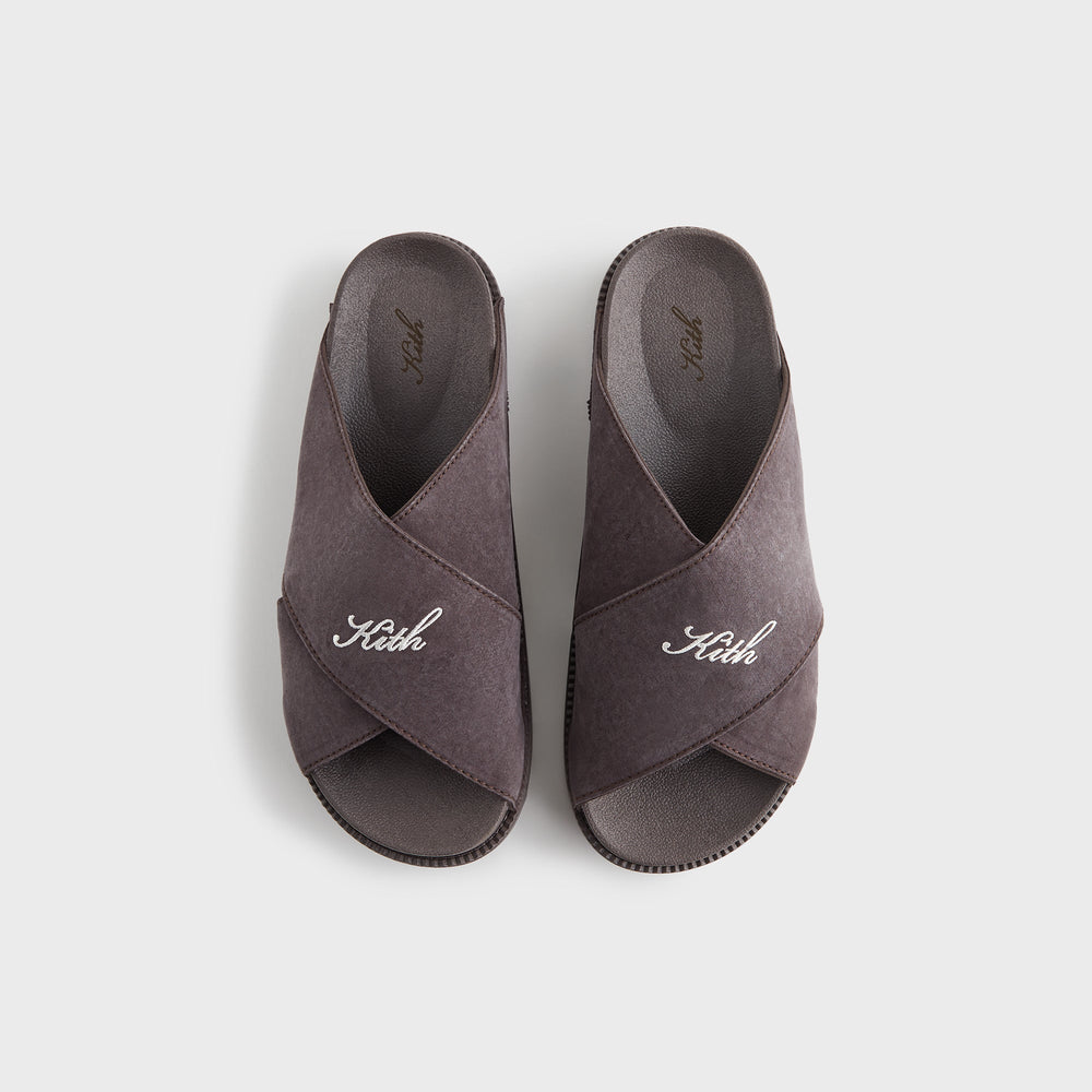 Kith Women Criss Cross Slides - Incognito | Kith Incognito
