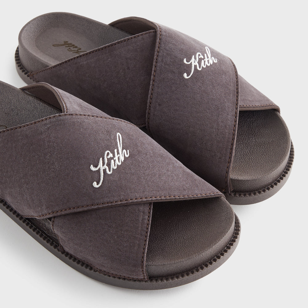 Kith Women Criss Cross Slides - Incognito | Kith Incognito