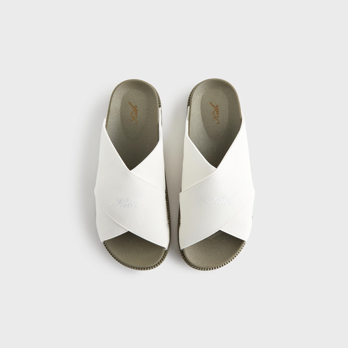 Kith Women Criss Cross Slides - Silk | Kith Silk